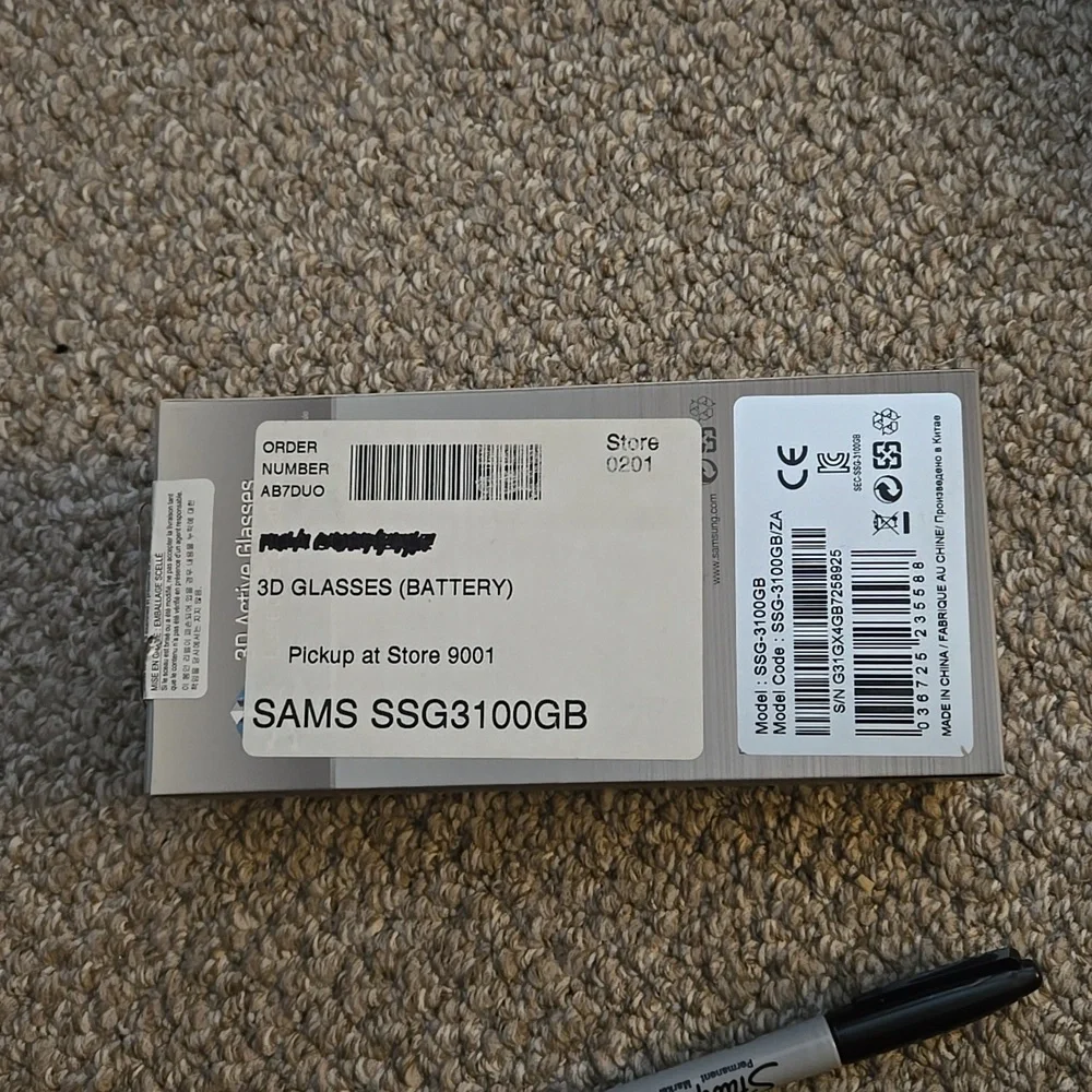 Brand new Samsung 3D Active Glasses